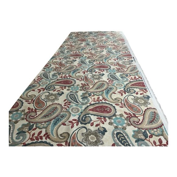 Richloom Solarium Fabric Paisley Floral Screen Print Home Decor Weight 5 Yards - Picture 4 of 16